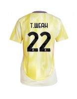 Juventus Timothy Weah #22 Bortedrakt Dame 2024-25 Korte ermer